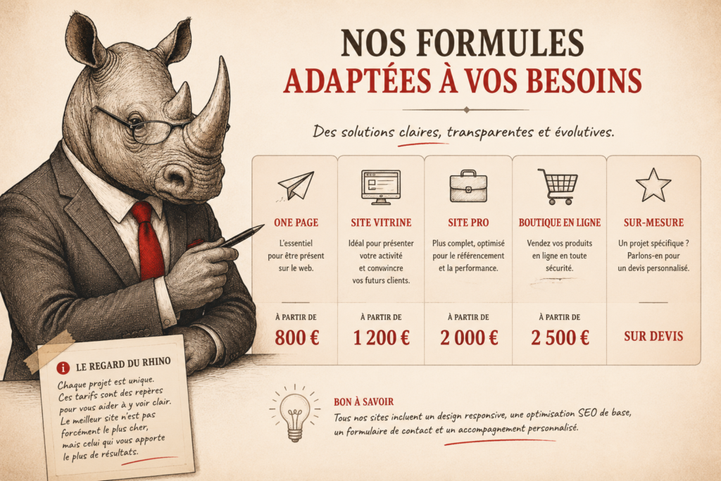 prix site internet
